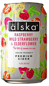 Alska Raspberry, Wild Strawberry & Elderflower  0.33л