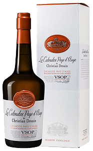 Christian Drouin VSOP Calvados Pays d'Auge AOC (gift box)  0.7л