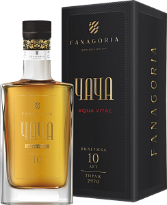 Chacha Aqua Vitae 10 y.o. Fanagoria (gift box)  0.7л