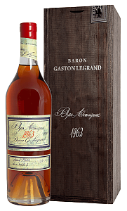 Baron Gaston Legrand 1963 Bas Armagnac (gift box)  0.7л