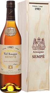 Sempe Vieil Vintage 1983 Armagnac AOC (gift box) 1983 0.7л