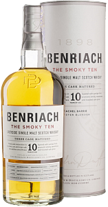 Benriach The Smoky Ten Single Malt Scotch Whisky (gift box)  0.7л