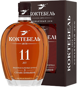 Koktebel 11 y.o. (gift box)  0.7л