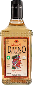 Mezcal Divino Reposado with agave worm  0.75л