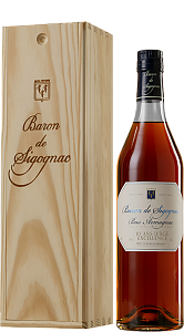 Baron de Sigognac 10 ans d'age Armagnac AOC (wooden box)  0.7л