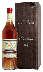 Baron Gaston Legrand 1974 Bas Armagnac (gift box)  0.7л