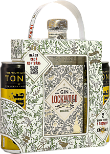 Gin Lockwood Original Dry (set with 2 tonics)  0.5л