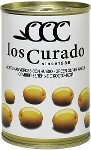 Green olives whole Los Curado  0.3л