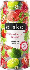 Alska Strawberry & Lime  0.44л