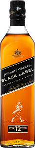 Johnnie Walker Black Label Blended Scotch Whisky  0.75л