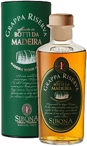 Sibona Grappa Riserva Madeira Wood Finish (gift box)  0.5л