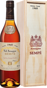 Sempe Vieil Vintage 1968 Armagnac AOC (gift box) 1968 0.7л