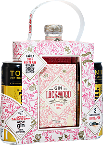 Gin Lockwood Blooming Pink (gift set with two tonics)  0.5л